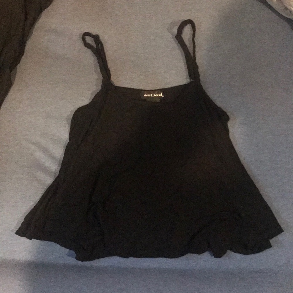 Flowy thin strap top